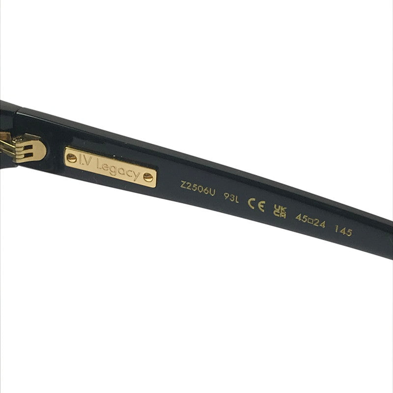 【中古品】【メンズ】 LOUIS VUITTON ルイ・ヴィトン LV レガシー ラウンド Z2506U サングラス アイウェア アクセサリー 179-260316-na-07-tag サイズ：45□24 145 カラー：ブラック 万代Net店