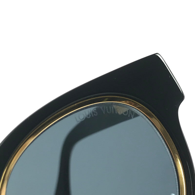 【中古品】【メンズ】 LOUIS VUITTON ルイ・ヴィトン LV レガシー ラウンド Z2506U サングラス アイウェア アクセサリー 179-260316-na-07-tag サイズ：45□24 145 カラー：ブラック 万代Net店