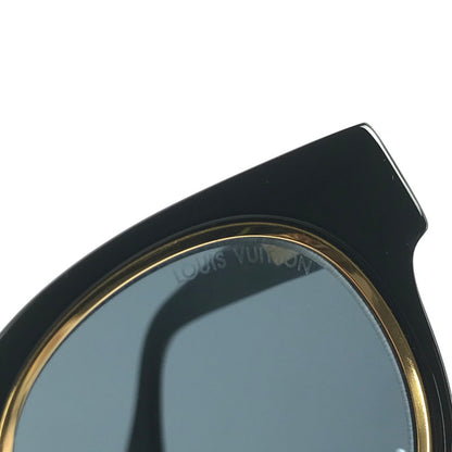【中古品】【メンズ】 LOUIS VUITTON ルイ・ヴィトン LV レガシー ラウンド Z2506U サングラス アイウェア アクセサリー 179-260316-na-07-tag サイズ：45□24 145 カラー：ブラック 万代Net店