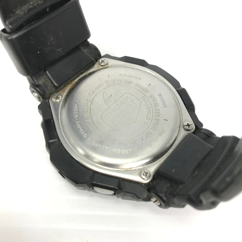 【現状渡し品】【メンズ】 G-SHOCK ジーショック MASTER OF G GRAVITYMASTER SKY COCKPIT GW-3000B-1AJF グラビティマスター スカイコックピット タフソーラー腕時計 196-260415-na-01-tag カラー：ブラック/オレンジ 万代Net店