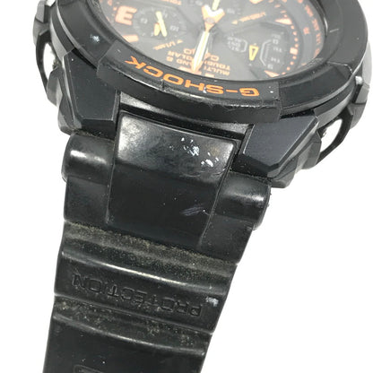 【現状渡し品】【メンズ】 G-SHOCK ジーショック MASTER OF G GRAVITYMASTER SKY COCKPIT GW-3000B-1AJF グラビティマスター スカイコックピット タフソーラー腕時計 196-260415-na-01-tag カラー：ブラック/オレンジ 万代Net店