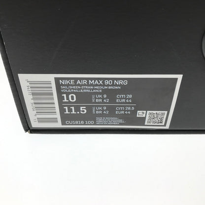【中古品】【メンズ】 NIKE ナイキ AIR MAX 90 NRG CU1816-100 エア マックス 90 NRG スニーカー 靴 160-260323-yy-07-tag サイズ：28cm/US10 カラー："BACON" SAIL/SHEEN-STRAW-MEDIUM BROWN 万代Net店