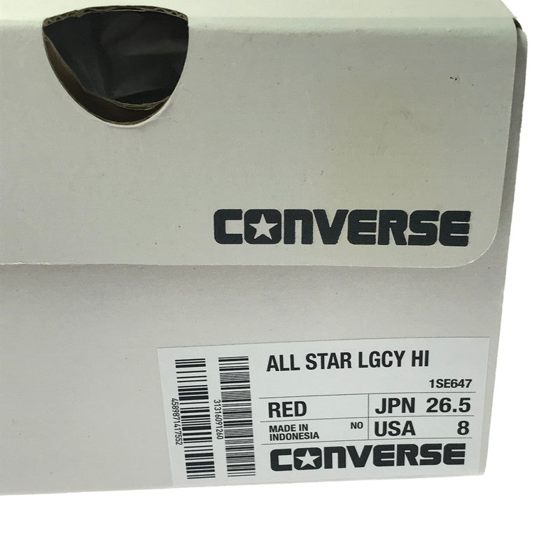 【中古品】【メンズ】 CONVERSE コンバース ALL STAR LGCY HI 1SE647 オールスター ハイ スニーカー 靴 162-260913-rt-28-tagh サイズ：26.5cm US8 カラー：レッド 万代Net店