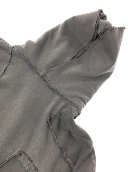 【中古品】【メンズ】 SURGERY サージェリー REMAKE OVERSIZE ZIP UP HOODIE GRAY リメイク オーバー サイズ ジップ アップ フーディー パーカー 142-260809-rt-02-tagh サイズ：ONE カラー：グレー 万代Net店