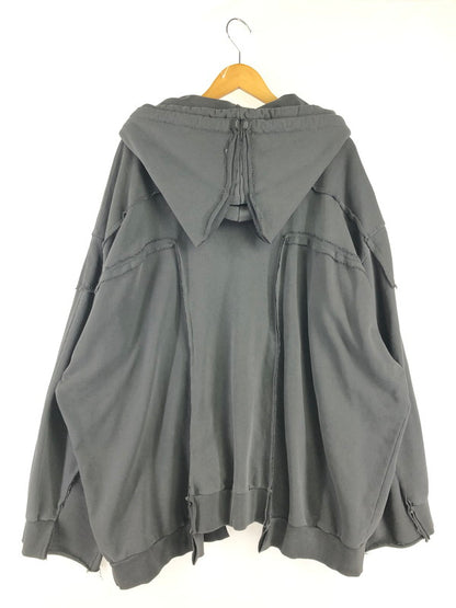 【中古品】【メンズ】 SURGERY サージェリー REMAKE OVERSIZE ZIP UP HOODIE GRAY リメイク オーバー サイズ ジップ アップ フーディー パーカー 142-260809-rt-02-tagh サイズ：ONE カラー：グレー 万代Net店