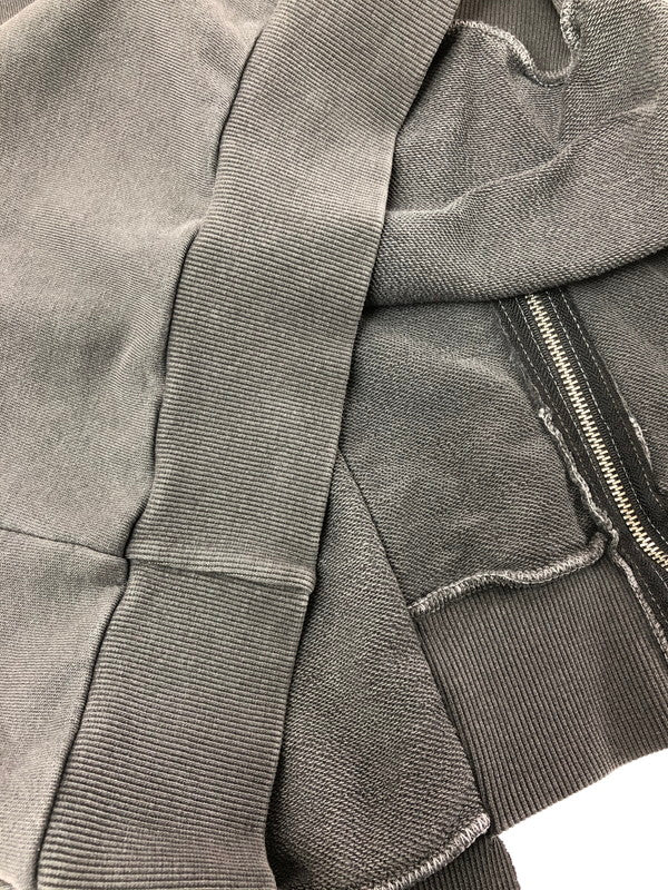 【中古品】【メンズ】 SURGERY サージェリー REMAKE OVERSIZE ZIP UP HOODIE GRAY リメイク オーバー サイズ ジップ アップ フーディー パーカー 142-260809-rt-02-tagh サイズ：ONE カラー：グレー 万代Net店