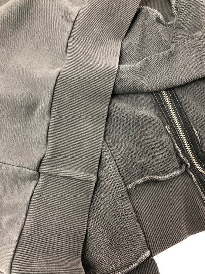 【中古品】【メンズ】 SURGERY サージェリー REMAKE OVERSIZE ZIP UP HOODIE GRAY リメイク オーバー サイズ ジップ アップ フーディー パーカー 142-260809-rt-02-tagh サイズ：ONE カラー：グレー 万代Net店