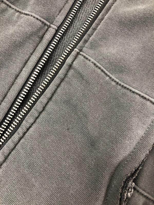 【中古品】【メンズ】 SURGERY サージェリー REMAKE OVERSIZE ZIP UP HOODIE GRAY リメイク オーバー サイズ ジップ アップ フーディー パーカー 142-260809-rt-02-tagh サイズ：ONE カラー：グレー 万代Net店