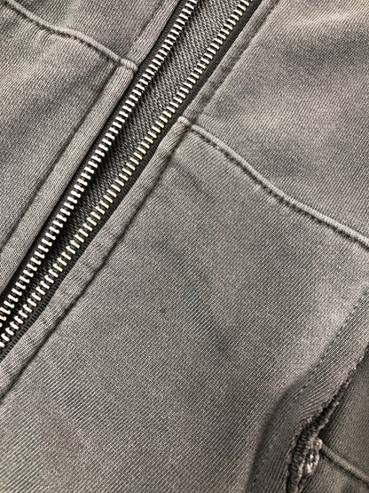 【中古品】【メンズ】 SURGERY サージェリー REMAKE OVERSIZE ZIP UP HOODIE GRAY リメイク オーバー サイズ ジップ アップ フーディー パーカー 142-260809-rt-02-tagh サイズ：ONE カラー：グレー 万代Net店