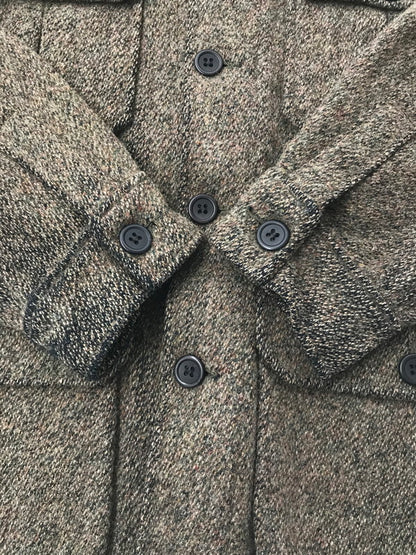 【中古品】【メンズ】 WOOLRICH ウールリッチ CLASSIC 80～90's HEAVY WOOL HUNTING JACKET ヘビー ウール ハンティング ジャケット アウター 146-260501-rt-13-tag サイズ：不明 下記参照 カラー：ブラウン 万代Net店