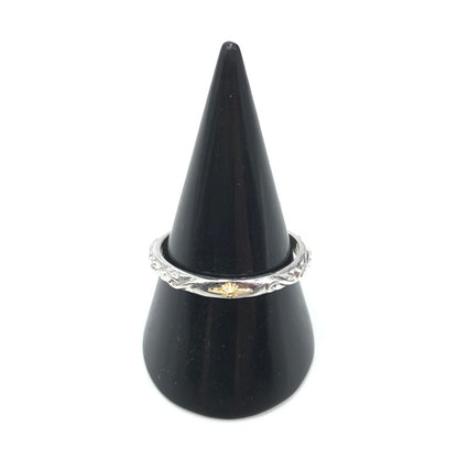 【中古品】【メンズ】 SAAD サード SV925 K10 SUN SYMBOL ARABESQUE RING シルバー サンシンボル アラベスク リング 指輪 アクセサリー 191-260401-na-05-tag カラー：シルバー 万代Net店