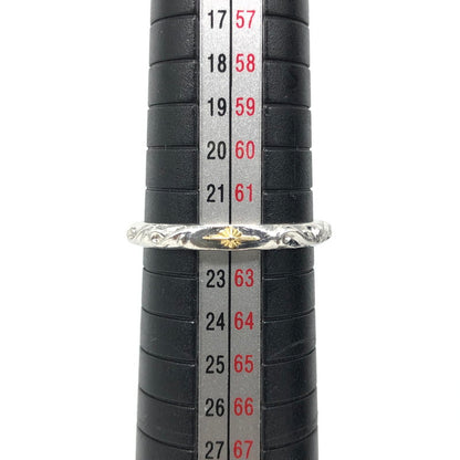 【中古品】【メンズ】 SAAD サード SV925 K10 SUN SYMBOL ARABESQUE RING シルバー サンシンボル アラベスク リング 指輪 アクセサリー 191-260401-na-05-tag カラー：シルバー 万代Net店