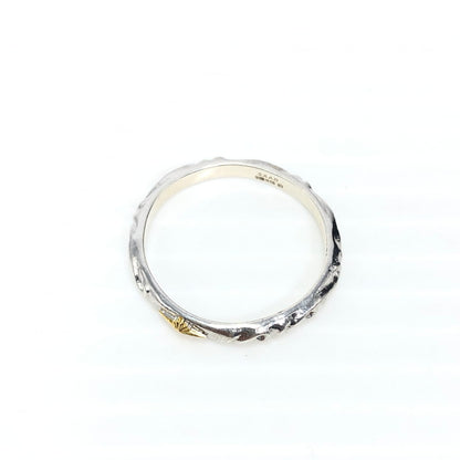 【中古品】【メンズ】 SAAD サード SV925 K10 SUN SYMBOL ARABESQUE RING シルバー サンシンボル アラベスク リング 指輪 アクセサリー 191-260401-na-05-tag カラー：シルバー 万代Net店