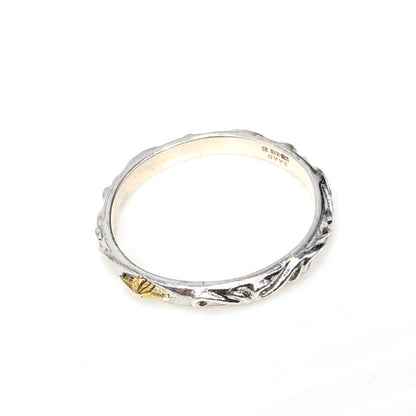 【中古品】【メンズ】 SAAD サード SV925 K10 SUN SYMBOL ARABESQUE RING シルバー サンシンボル アラベスク リング 指輪 アクセサリー 191-260401-na-05-tag カラー：シルバー 万代Net店
