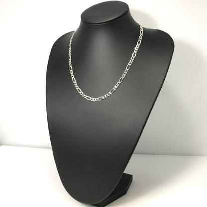 【中古品】【メンズ】 USED SV925 FIGARO CHAIN NECKLACE フィガロ チェーン ネックレス イタリア製 アクセサリー 192-260627-na-19-tagh カラー：シルバー 万代Net店