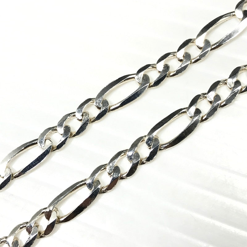 【中古品】【メンズ】 USED SV925 FIGARO CHAIN NECKLACE フィガロ チェーン ネックレス イタリア製 アクセサリー 192-260627-na-19-tagh カラー：シルバー 万代Net店