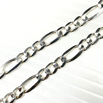 【中古品】【メンズ】 USED SV925 FIGARO CHAIN NECKLACE フィガロ チェーン ネックレス イタリア製 アクセサリー 192-260627-na-19-tagh カラー：シルバー 万代Net店