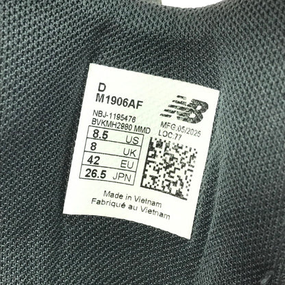 【中古品】【メンズ】 NEW BALANCE ニューバランス 1906A M1906AF スニーカー 靴 162-260302-na-10-tag サイズ：26.5cm US 8.5 カラー：BLACK 万代Net店