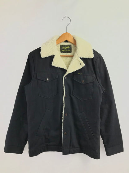 【中古品】【メンズ】 WACKO MARIA ワコ マリア × WRANGLER ラングラー コラボ RANCH COAT ランチ コート アウター 142-260501-rt-04-tag サイズ：S カラー：ブラック 万代Net店