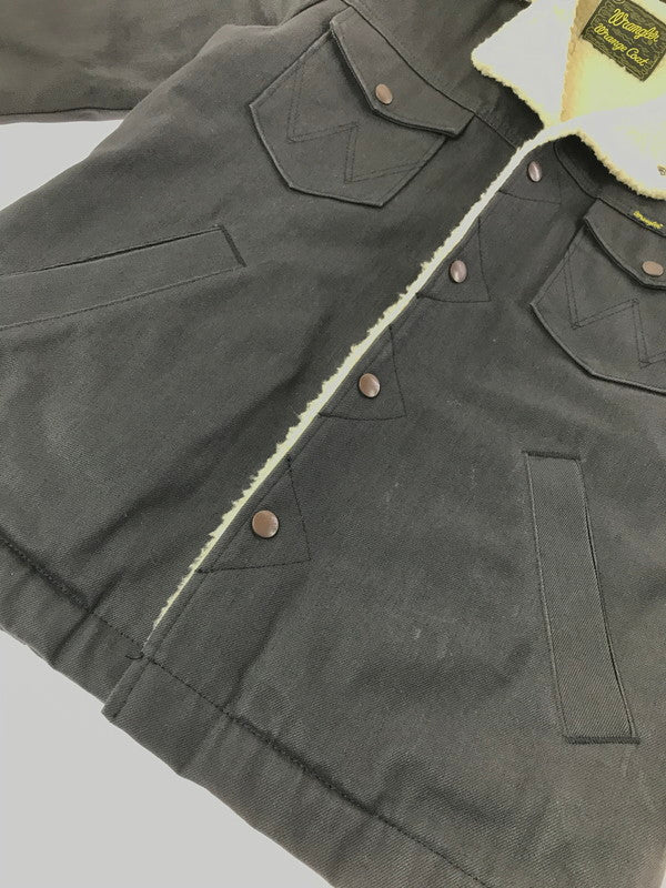 【中古品】【メンズ】 WACKO MARIA ワコ マリア × WRANGLER ラングラー コラボ RANCH COAT ランチ コート アウター 142-260501-rt-04-tag サイズ：S カラー：ブラック 万代Net店