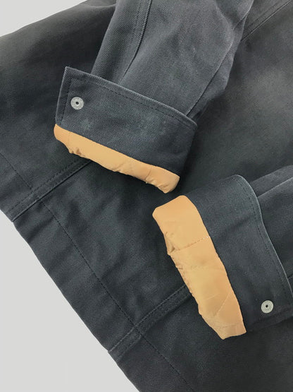 【中古品】【メンズ】 WACKO MARIA ワコ マリア × WRANGLER ラングラー コラボ RANCH COAT ランチ コート アウター 142-260501-rt-04-tag サイズ：S カラー：ブラック 万代Net店
