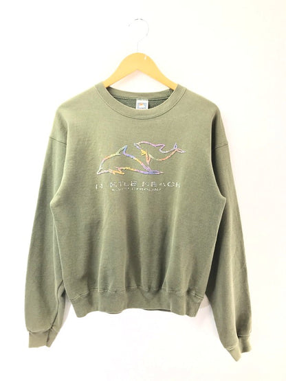 【中古品】【メンズ】 COTTON DELUXE FLEECE コットン デラックス フリース 90's SOUTH CAROLINA CREWNECK SWEAT 90年代 クルーネック スウェット 146-260508-ty-02-tag サイズ：M カラー：カーキ 万代Net店