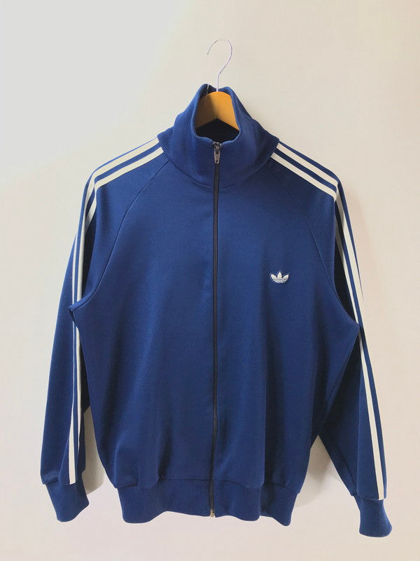 【中古品】【メンズ】 ADIDAS アディダス 80'S TRACK JACKET ADS-4F 80年代 トラックジャケット デサント期 146-260428-na-14-tagh サイズ：6号 カラー：ネイビー 万代Net店