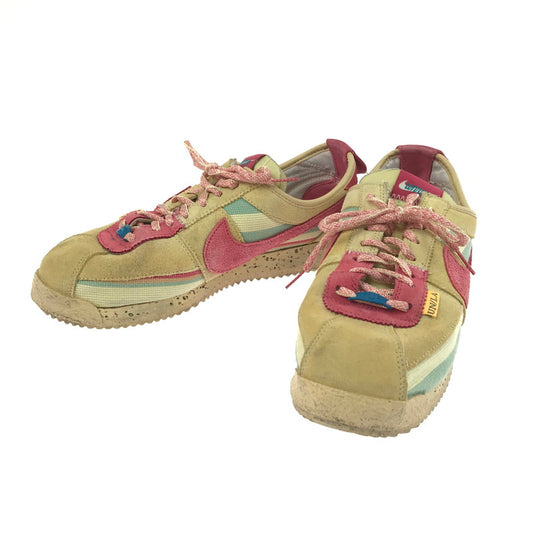 【中古品】【メンズ】 ×UNION ユニオン DR1413-200 CORTEZ SP コルテッツ スぺシャル スニーカー 靴 160-260302-na-05-tag サイズ：27cm US 9 カラー：SESAME/PINK CLAY/DUTCH GREEN 万代Net店