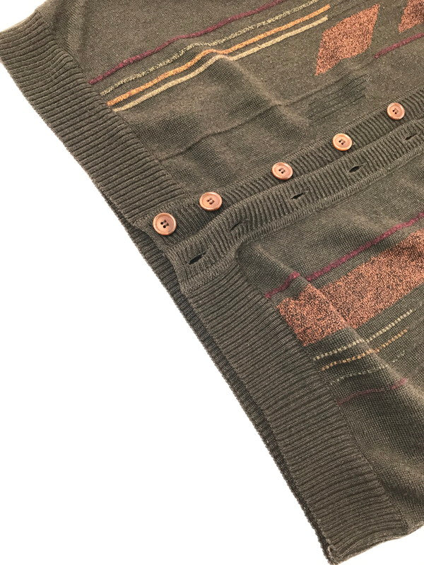 【中古品】【メンズ】 RB UOMO アールビー ウオモ 90's MADE IN ITALY CARDIGAN 90年代 イタリア製 カーディガン トップス 146-260820-rt-14-tag サイズ：不明 下記参照 カラー：ブラウン 万代Net店
