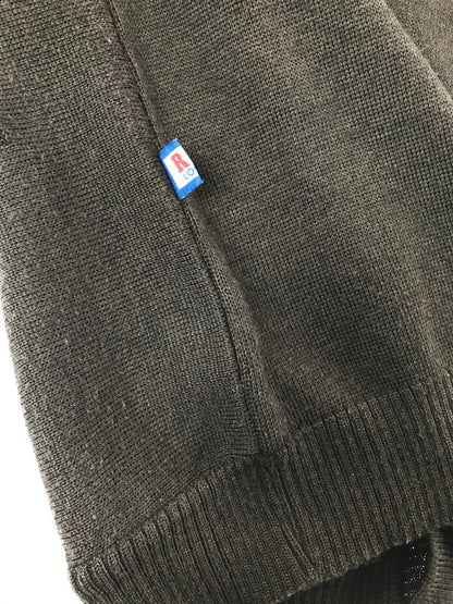 【中古品】【メンズ】 RB UOMO アールビー ウオモ 90's MADE IN ITALY CARDIGAN 90年代 イタリア製 カーディガン トップス 146-260820-rt-14-tag サイズ：不明 下記参照 カラー：ブラウン 万代Net店