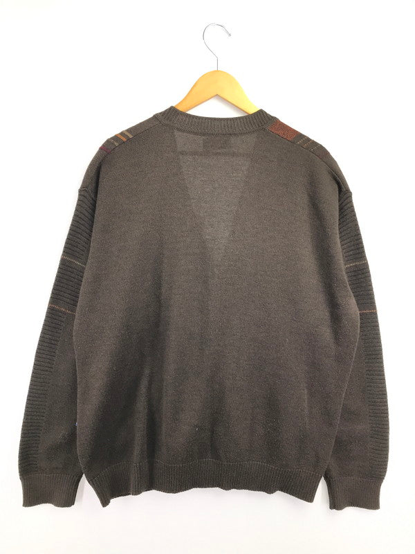 【中古品】【メンズ】 RB UOMO アールビー ウオモ 90's MADE IN ITALY CARDIGAN 90年代 イタリア製 カーディガン トップス 146-260820-rt-14-tag サイズ：不明 下記参照 カラー：ブラウン 万代Net店