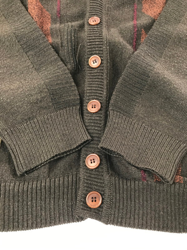 【中古品】【メンズ】 RB UOMO アールビー ウオモ 90's MADE IN ITALY CARDIGAN 90年代 イタリア製 カーディガン トップス 146-260820-rt-14-tag サイズ：不明 下記参照 カラー：ブラウン 万代Net店