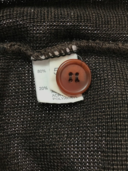 【中古品】【メンズ】 RB UOMO アールビー ウオモ 90's MADE IN ITALY CARDIGAN 90年代 イタリア製 カーディガン トップス 146-260820-rt-14-tag サイズ：不明 下記参照 カラー：ブラウン 万代Net店