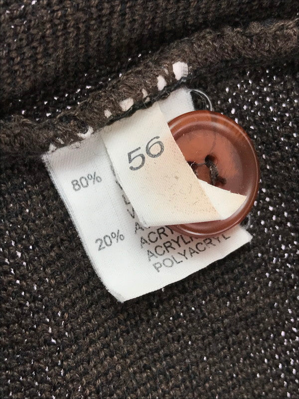 【中古品】【メンズ】 RB UOMO アールビー ウオモ 90's MADE IN ITALY CARDIGAN 90年代 イタリア製 カーディガン トップス 146-260820-rt-14-tag サイズ：不明 下記参照 カラー：ブラウン 万代Net店