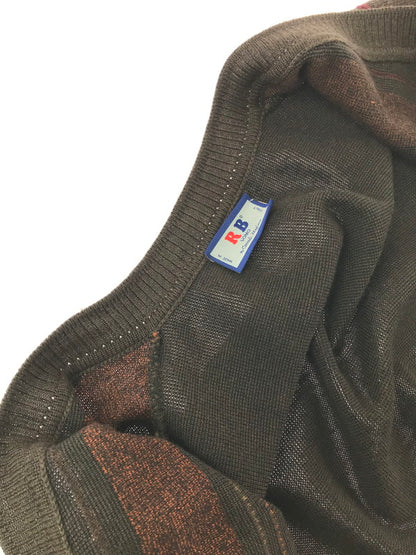 【中古品】【メンズ】 RB UOMO アールビー ウオモ 90's MADE IN ITALY CARDIGAN 90年代 イタリア製 カーディガン トップス 146-260820-rt-14-tag サイズ：不明 下記参照 カラー：ブラウン 万代Net店
