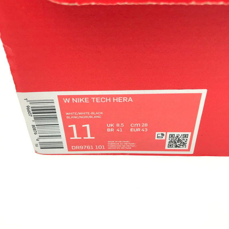 【中古美品】【メンズ】 NIKE ナイキ W TECH HERA DR9761-101 ウィメンズ テック ヘラ スニーカー 靴 160-260302-na-08-tag サイズ：28cm US 11 カラー：WHITE WHITE-BLACK 万代Net店
