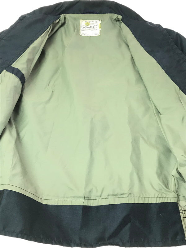 【現状渡し品】【メンズ】 AMAZON アマゾン 60's～ NYLON SPORTS JACKET 60年代 ナイロン スポーツ ジャケット アウター 146-260312-rt-03-tag サイズ：不明 下記参照 カラー：ネイビー 万代Net店