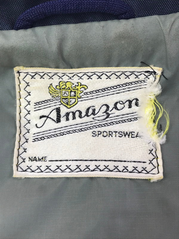 【現状渡し品】【メンズ】 AMAZON アマゾン 60's～ NYLON SPORTS JACKET 60年代 ナイロン スポーツ ジャケット アウター 146-260312-rt-03-tag サイズ：不明 下記参照 カラー：ネイビー 万代Net店