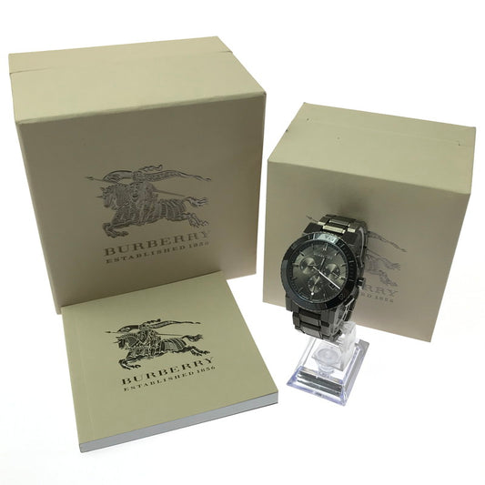 【中古品】【メンズ】 BURBERRY バーバリー QUARTZ WATCH BU9381 クォーツ 腕時計 197-260308-na-20-tag カラー：ブラック系 万代Net店