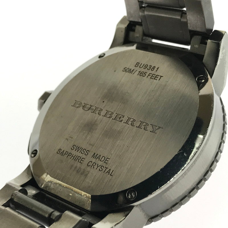 【中古品】【メンズ】 BURBERRY バーバリー QUARTZ WATCH BU9381 クォーツ 腕時計 197-260308-na-20-tag カラー：ブラック系 万代Net店