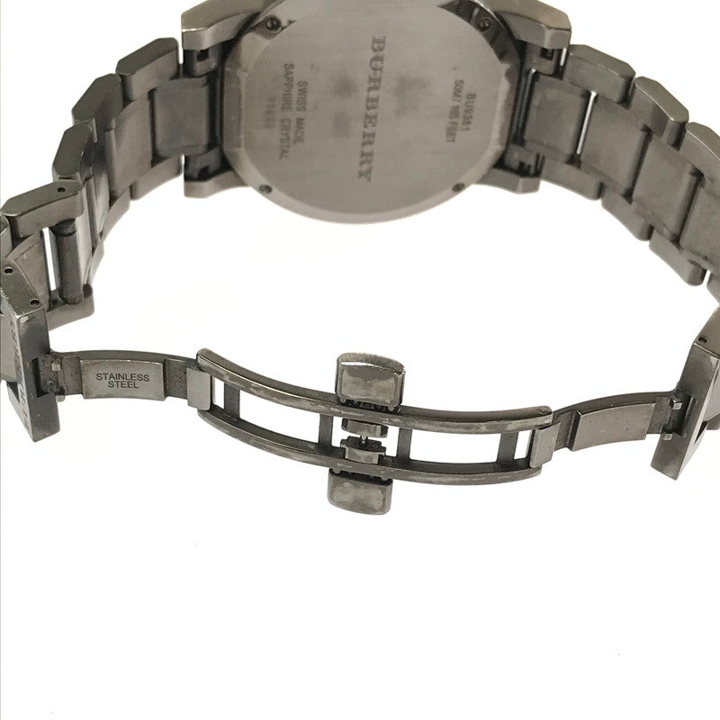 【中古品】【メンズ】 BURBERRY バーバリー QUARTZ WATCH BU9381 クォーツ 腕時計 197-260308-na-20-tag カラー：ブラック系 万代Net店