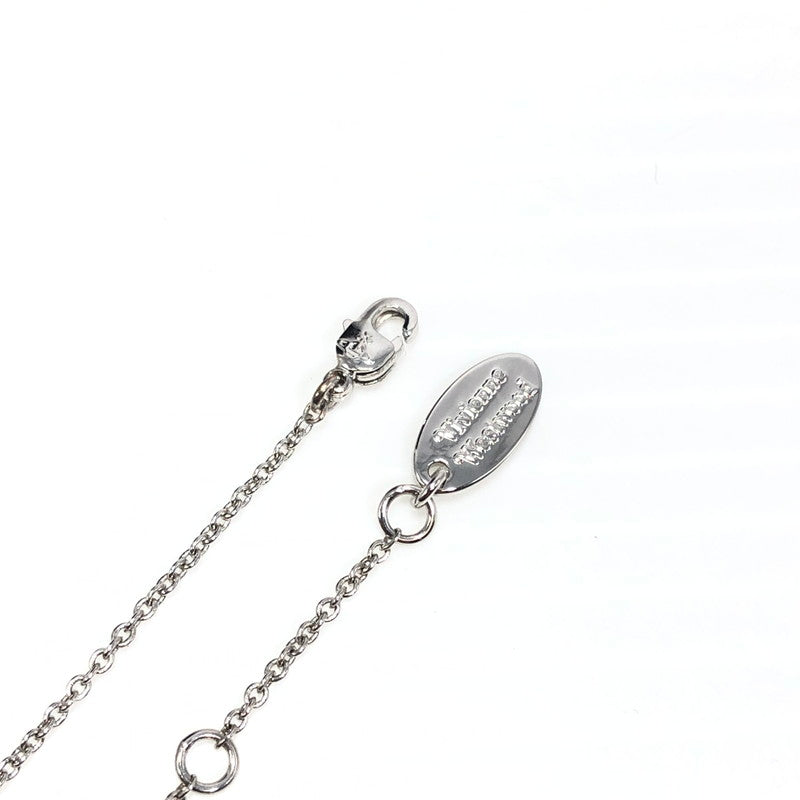 【中古美品】【レディース】 Vivienne Westwood ヴィヴィアンウエストウッド PETITE ORIGINAL ORB PENDANT 6302039J-02P651 プティット オリジナル オーブ ペンダント ネックレス アクセサリー 182-260401-na-08-tag カラー：シルバー/ピンク 万代Net店