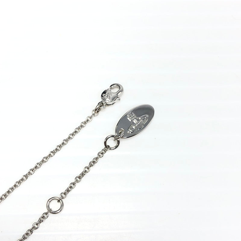 【中古美品】【レディース】 Vivienne Westwood ヴィヴィアンウエストウッド PETITE ORIGINAL ORB PENDANT 6302039J-02P651 プティット オリジナル オーブ ペンダント ネックレス アクセサリー 182-260401-na-08-tag カラー：シルバー/ピンク 万代Net店