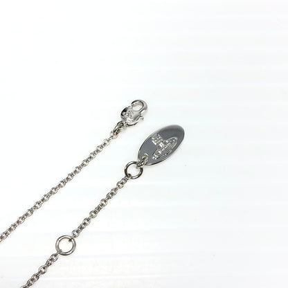 【中古美品】【レディース】 Vivienne Westwood ヴィヴィアンウエストウッド PETITE ORIGINAL ORB PENDANT 6302039J-02P651 プティット オリジナル オーブ ペンダント ネックレス アクセサリー 182-260401-na-08-tag カラー：シルバー/ピンク 万代Net店