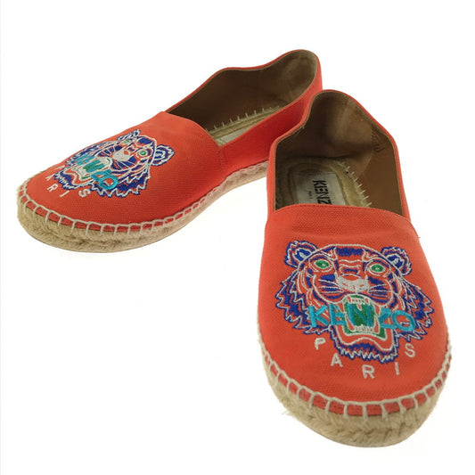 【中古品】【レディース】 KENZO ケンゾー スエパドリーユ スリッポン 靴 165-260321-na-10-tag サイズ：36 カラー：オレンジ 万代Net店