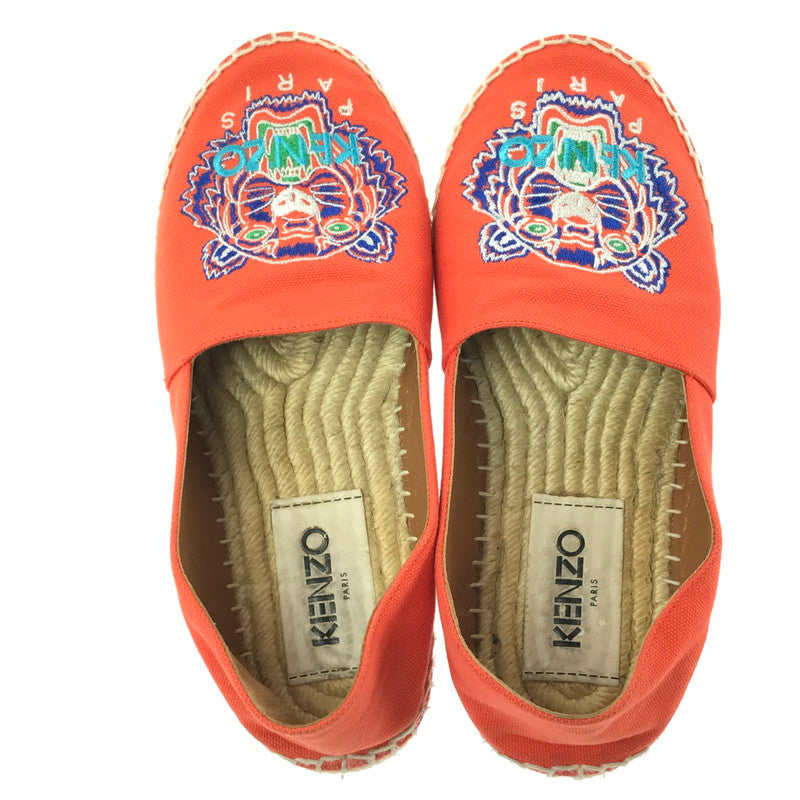 【中古品】【レディース】 KENZO ケンゾー スエパドリーユ スリッポン 靴 165-260321-na-10-tag サイズ：36 カラー：オレンジ 万代Net店