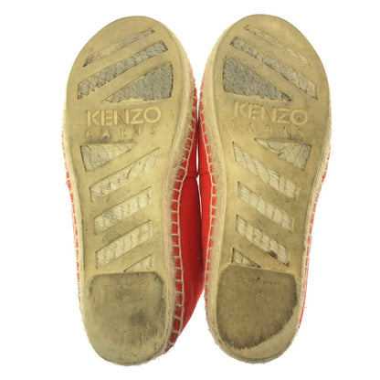 【中古品】【レディース】 KENZO ケンゾー スエパドリーユ スリッポン 靴 165-260321-na-10-tag サイズ：36 カラー：オレンジ 万代Net店
