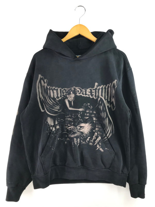 【中古品】【メンズ】 TRAVIS SCOTT トラヴィス スコット CIRCUS MAXIMUS TOUR CACTUS JACK MAXIMUS EAGLE PULLOVER HOODIE プルオーバー フーディー 142-260312-rt-01-tag サイズ：L カラー：ブラック 万代Net店