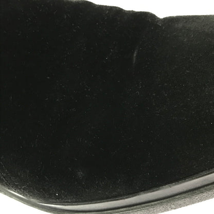【中古品】【メンズ】 Gianni Versace ジャンニ・ヴェルサーチ SUEDE SHORT BOOTS 1307 スエード ショートブーツ 靴 165-260321-na-05-tag サイズ：6 1/2 カラー：ブラック 万代Net店