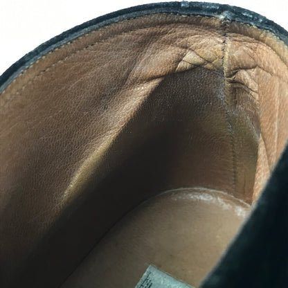 【中古品】【メンズ】 Gianni Versace ジャンニ・ヴェルサーチ SUEDE SHORT BOOTS 1307 スエード ショートブーツ 靴 165-260321-na-05-tag サイズ：6 1/2 カラー：ブラック 万代Net店